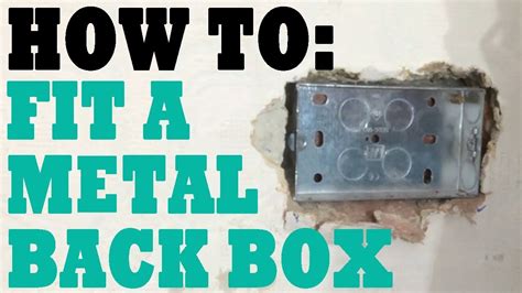 wiring a socket with metal back box|metal back box fitting instructions.